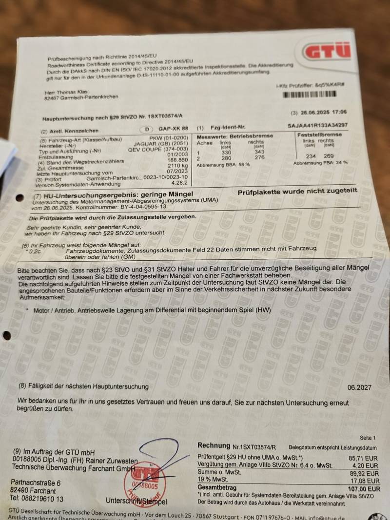 H&R Teilgutachten