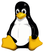 Tux, gezeichnet 1996 von Larry Ewing